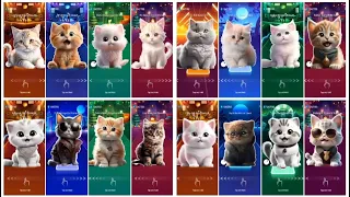 1 Hour MEGAMIX Cute Cats Dance Battle 🎶 - Bongo Cat