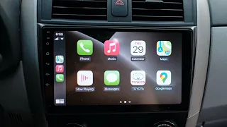 How to install a Binize Android Head unit in a 2009-2013 Toyota Corolla