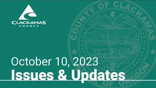 Issues & Updates - October 10, 2023