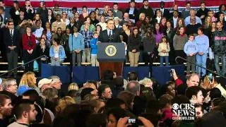 "Occupy" protesters interrupt Obama's speech