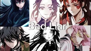 Demon Slayer characters singing_Bad Liar 🥺