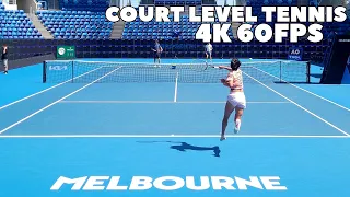 Emma Raducanu Court Level Practice Drills | 2022 (4K 60FPS)