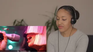 Singer reacts to Sia - Chandelier - Live - C’Cauet sur NRJ