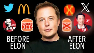 If Elon Musk bought Fast Food Restaurants - Redesigning fast food logos