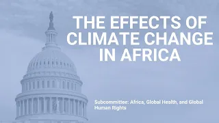 The Effects of Climate Change in Africa