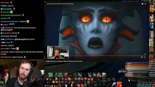Asmongold Reacts to Nobbel's Reaction to Azshara's Eternal Palace End Cinematic