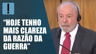 Lula diz que Rússia errou ao invadir Ucrânia, mas que "quando um não quer, dois não brigam”