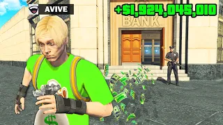 ich RAUBE eine MEGA BANK aus in GTA 5 RP! (Polizei kommt)