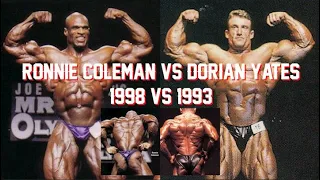 Ronnie Coleman 1998 vs Dorian Yates 1993 - The Best Backs of All Time