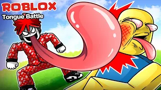 Roblox : Tongue Battles 👅สงครามลิ้นกระแทกหน้า อย่างรุนแรง!!!