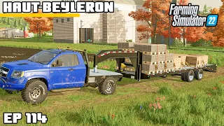 NEW GOOSENECK & BAKING MANY CAKES | Farming Simulator 22 - Haut-Beyleron | Episode 114