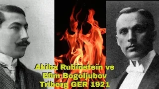 Move That Nearly Caused A Fire | Akiba Rubinstein vs Efim Bogoljubov: Triberg GER 1921