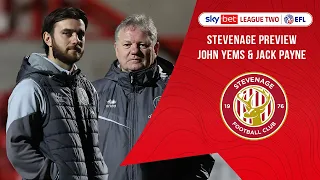 STEVENAGE PRESS CONFERENCE | John Yems & Jack Payne