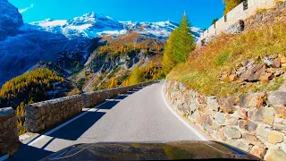 Stelvio Pass (Passo dello Stelvio) in the Italian Alps full Drive in 4K