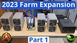 Crypto Mining Farm Expansion 2023 - Unboxing NEW Goldshell CK Box II