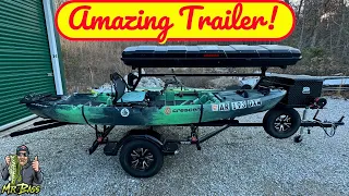 BEST TANDEM KAYAK TRAILER! OTWI Tourney Double!