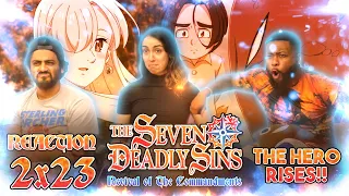 The Seven Deadly Sins - 2x23 The Hero Rises!! - Group Reaction