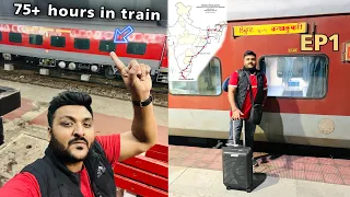 India’s Longest Train Journey Vivek Express || 4 days in train || Indian Railways || EP1