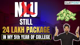 ❌ NO NLU❌ Still 24 Lakh Package in my 5th Year😱😱 | How i did it?💰 | Manvendra Sir - CLAT POINT