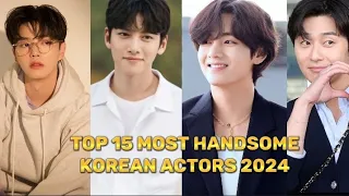 Top 15 Most Handsome Korean Actors In 2024  #kimtaehyung #btsarmy #youtubeshorts  #shorts