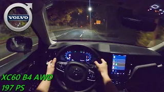 2022 Volvo XC60 B4 AWD 197 PS NIGHT POV DRIVE WÜRZBURG (60 FPS)