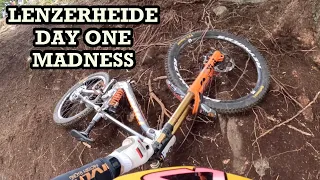 LENZERHEIDE DAY 1 PRACTICE MADNESS 2023