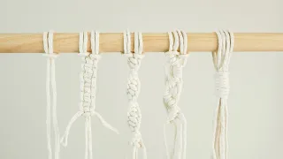 The ONLY macrame knots beginners need to know | Top 5 knots to get you started