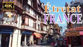 Walking in ÉTRETAT CENTRE VILLE,FRANCE 2020 【4K】