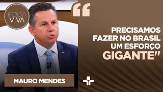 Mauro Mendes compara Mato Grosso com França e aponta necessidade de investimento em ferrovias