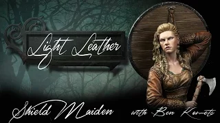 Nuts Planet Shield Maiden - Part 6 - Painting Light Leather