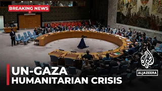 UN Security Council is meeting to discuss humanitarian situation in Gaza