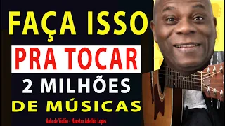 ✅ APRENDA  6 movimentos simples que TOCAM TUDO no Violão🎸 Em todos os TONS 🔥AULA DE VIOLÃO