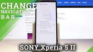 How to Change Navigation Bar in SONY Xperia 5 II – Find Navigation Bar Settings