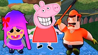 PEPPA PIG PLAYS BABY POLLY HOUSE ESCAPE (OBBY) in #roblox