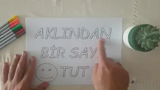 Aklından Bir Sayı Tut Nasıl Yapılır? Çok basit anlatımı ile birlikte |Soru@Cevap