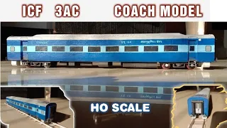 (PART 3)  ICF 3ac COACH MODEL || Ho scale train model || last part icf coach model.