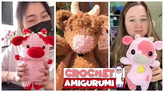 TikTok Crochet Amigurumi  🐮 C O W  🐮 Compilation #21 | @anea_design_studio