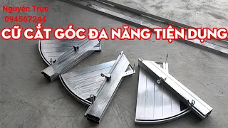 Cữ cắt góc đa năng tiện lợi.