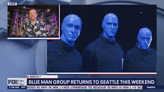 Talking to a member of the Blue Man Group | FOX 13 Seattle