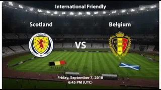 Scotland vs Belgium | International Friendly | Prediction (Simulation Match)