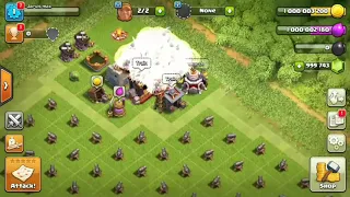 1 Max Wizard  + Healers vs Full Cannon  Base Attack | coc private server