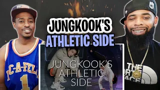 TRE-TV REACTS TO -  Jungkook's athletic side