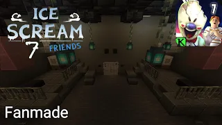 Ice Scream 7 In Minecraft | Fanmade | Gameplay | Мороженщик 7 в Майнкрафт | Фанмейд | Геймплей