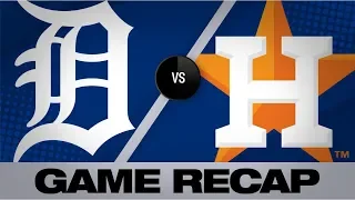 Hicks' go-ahead HR propels Tigers | Tigers-Astros Game Highlights 8/21/19