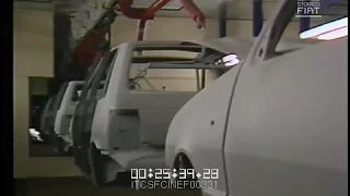 Tecnologie di produzione FIAT Uno (Ritmo) - Mirafiori / Rivalta  1983  ita (L) - sfx (R) VV