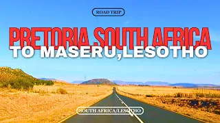 Driving from Pretoria South Africa to Maseru Lesotho Road Trip // Very scenic Route!!!