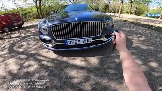 #AVTO GID BENTLEY Flying Spur 340kmh TOP SPEED on AUTOBAHN by AutoTopNL