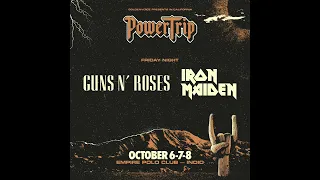 Guns N' Roses + Iron Maiden (Power Trip 2023) Empire Polo Club - Indio, CA 10.6.23 Full Show [AUDIO]