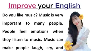 Music and Musical Instruments | Learning English Speaking | Level 1 | Listen and Practice | #29