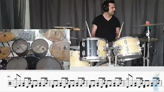 Brown Sugar The Rolling Stones DrumCover + Score